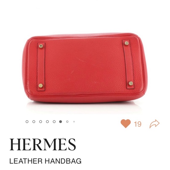 Birkin 30 Togo, 2017, Rouge Vif, Gold Hardware - Picture 11 of 17